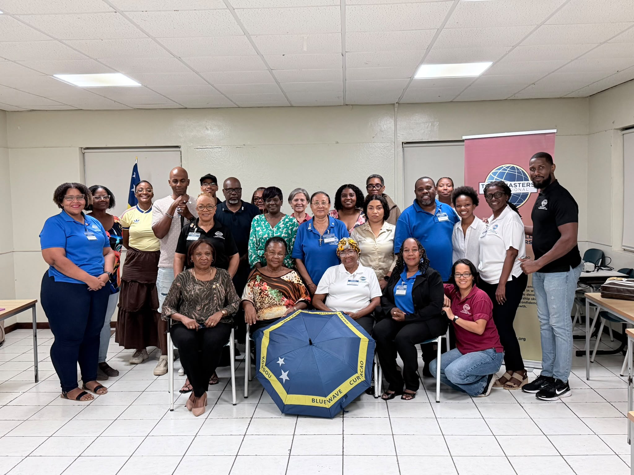 Members and guests of Baden Powell Toastmasters Club